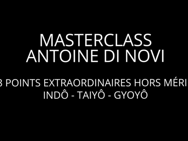 Masterclass vidéo Indô, Gyoyô et Taiyô